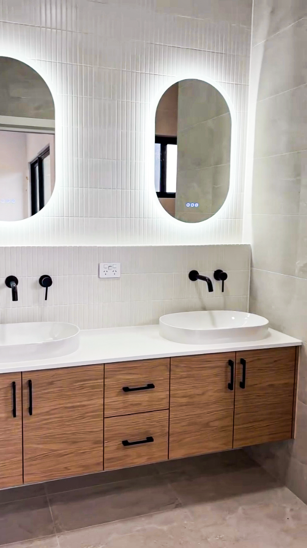 Dunsborough Luxury Home Cleaning - Bathroom Vanity Detailing & Mirror Polish